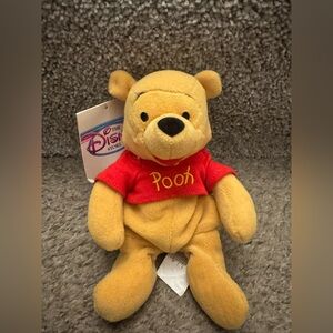 Disney Store 8” Winnie The Pooh Beanie Plush